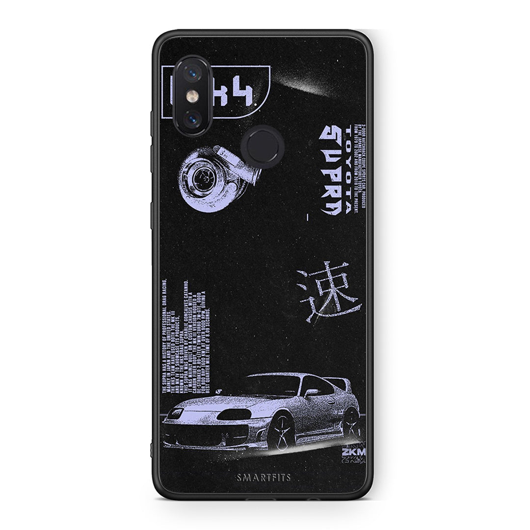 Xiaomi Mi 8 Tokyo Drift Θήκη Αγίου Βαλεντίνου από τη Smartfits με σχέδιο στο πίσω μέρος και μαύρο περίβλημα | Smartphone case with colorful back and black bezels by Smartfits