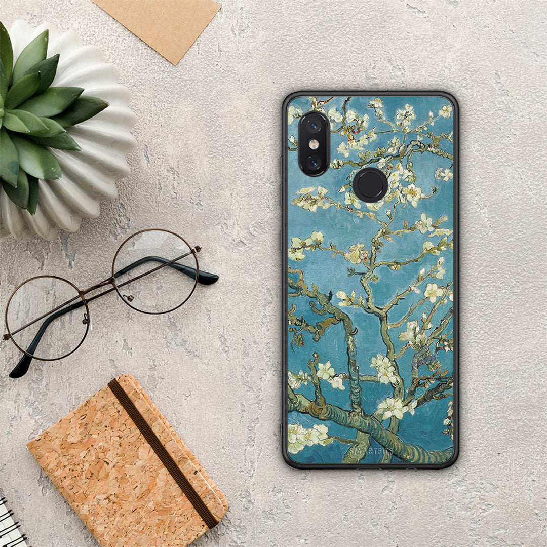 White Blossoms - Xiaomi Mi 8 case