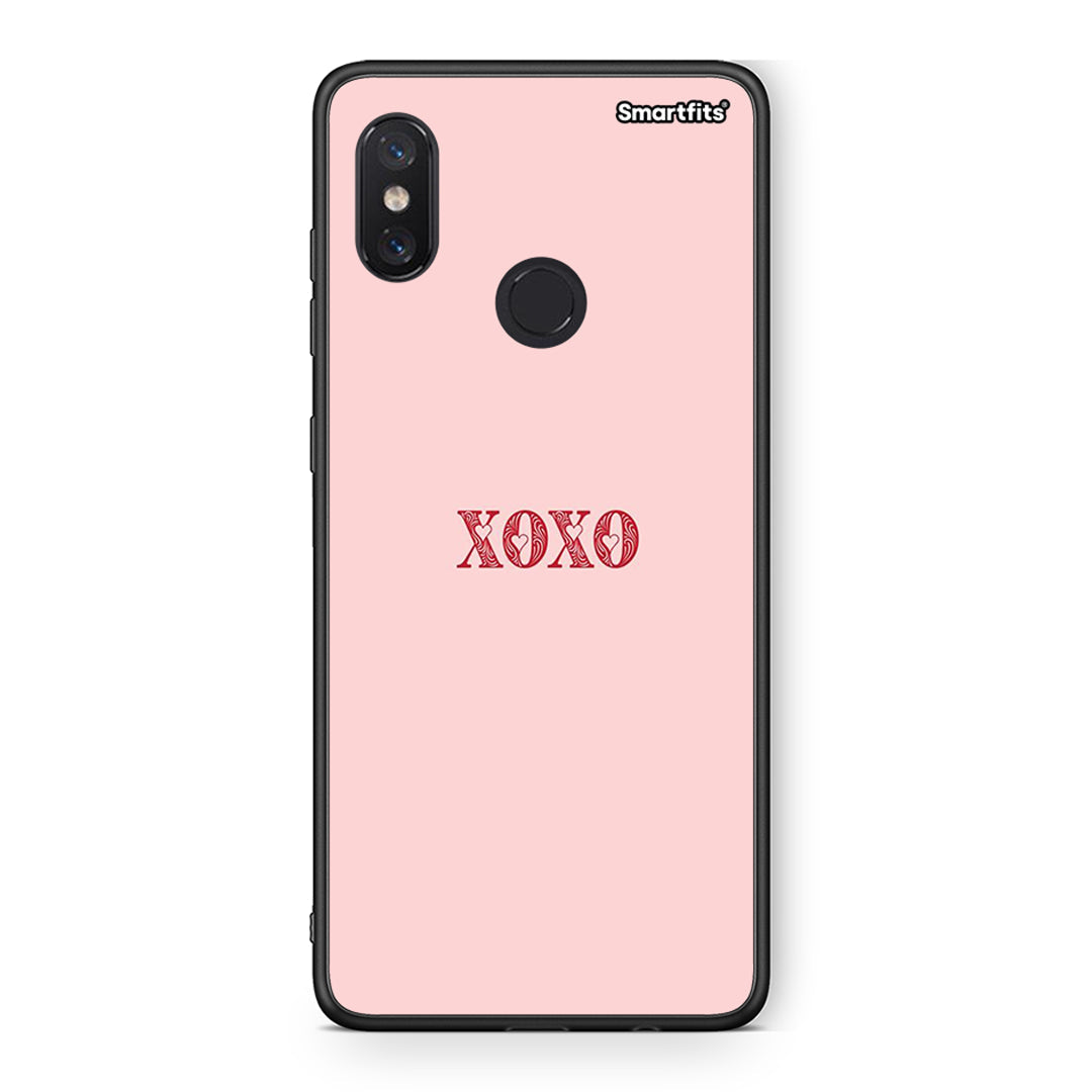 Xiaomi Mi 8 XOXO Love θήκη από τη Smartfits με σχέδιο στο πίσω μέρος και μαύρο περίβλημα | Smartphone case with colorful back and black bezels by Smartfits