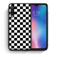 Thumbnail for Θήκη Xiaomi Mi 9 Squares Geometric από τη Smartfits με σχέδιο στο πίσω μέρος και μαύρο περίβλημα | Xiaomi Mi 9 Squares Geometric case with colorful back and black bezels