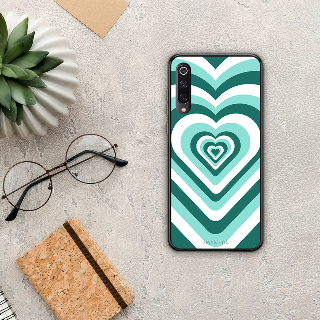 Green Hearts - Xiaomi Mi 9 case
