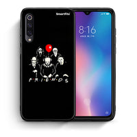 Thumbnail for Θήκη Xiaomi Mi 9 Halloween Friends από τη Smartfits με σχέδιο στο πίσω μέρος και μαύρο περίβλημα | Xiaomi Mi 9 Halloween Friends case with colorful back and black bezels