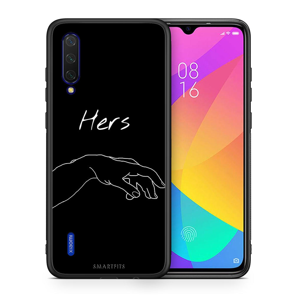 Θήκη Αγίου Βαλεντίνου Xiaomi Mi 9 Lite Aeshetic Love 1 από τη Smartfits με σχέδιο στο πίσω μέρος και μαύρο περίβλημα | Xiaomi Mi 9 Lite Aeshetic Love 1 case with colorful back and black bezels