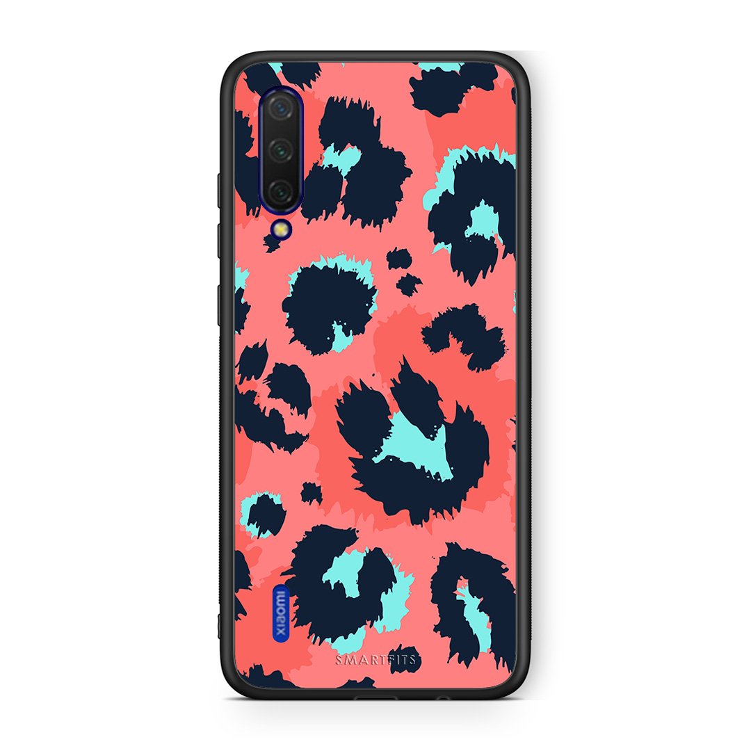 22 - Xiaomi Mi 9 Lite  Pink Leopard Animal case, cover, bumper