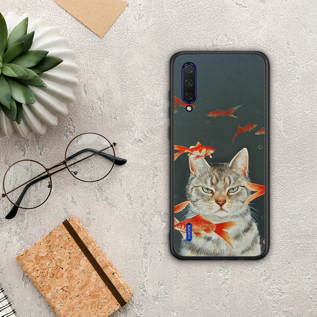 Cat Goldfish - Xiaomi Mi 9 Lite θήκη