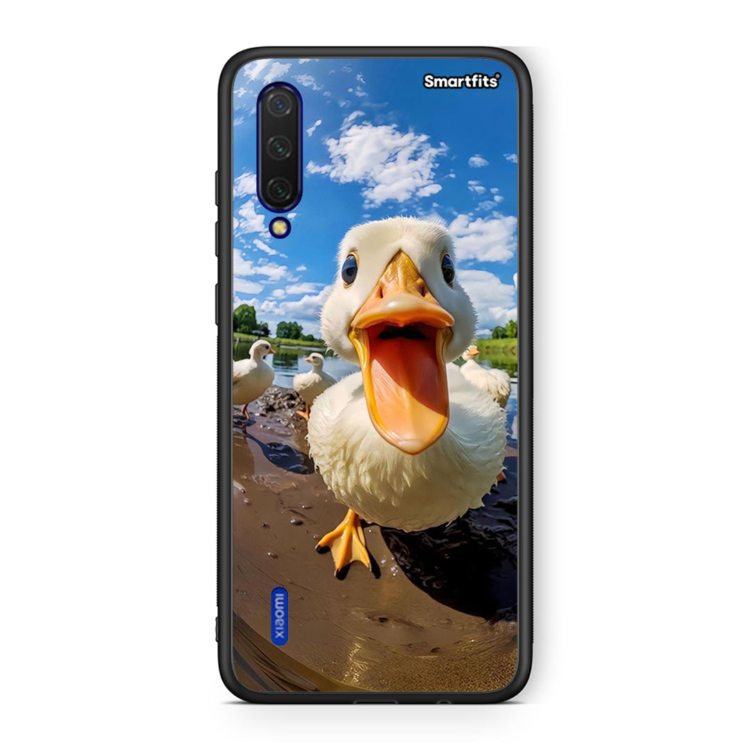 Xiaomi Mi 9 Lite Duck Face θήκη από τη Smartfits με σχέδιο στο πίσω μέρος και μαύρο περίβλημα | Smartphone case with colorful back and black bezels by Smartfits