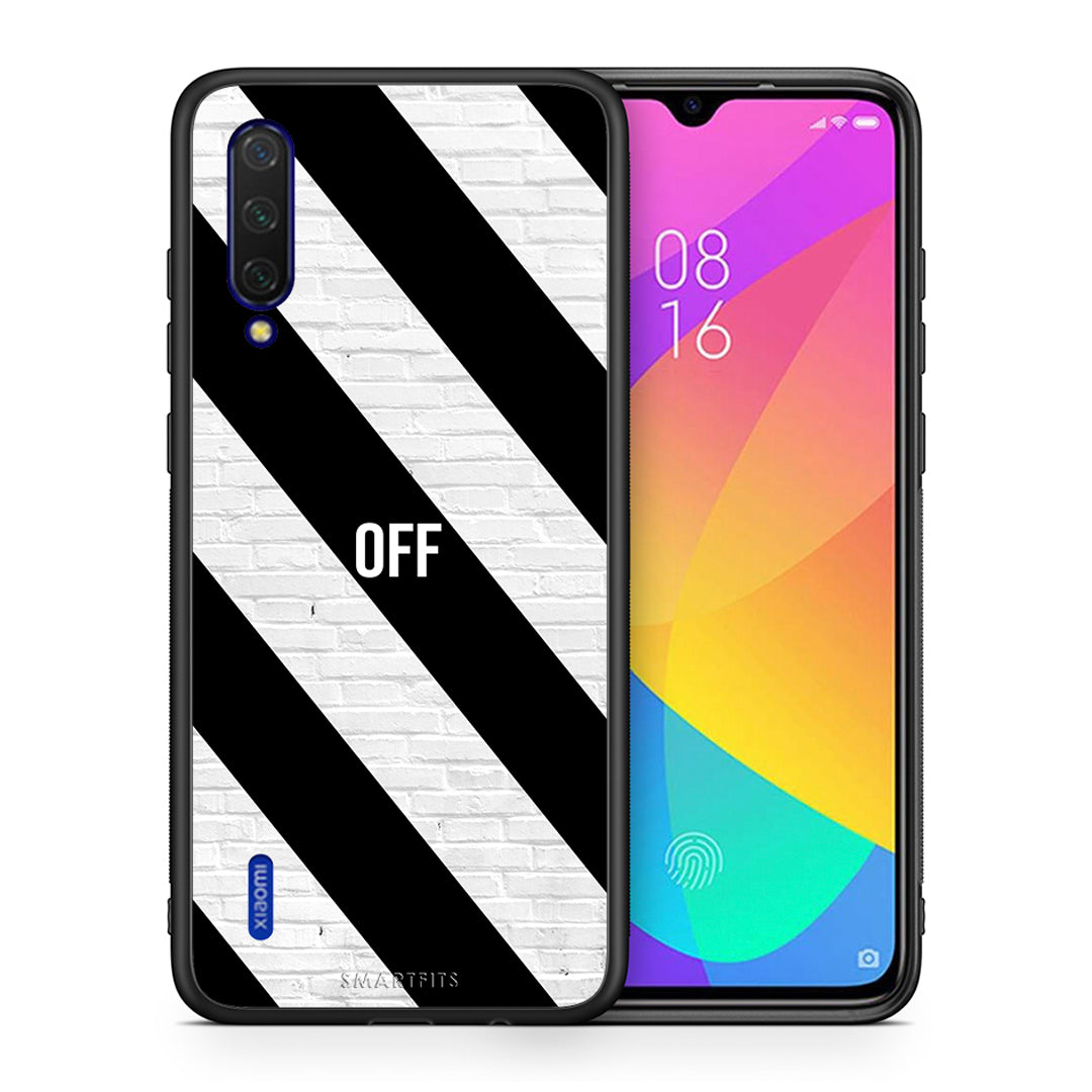 Θήκη Xiaomi Mi 9 Lite Get Off από τη Smartfits με σχέδιο στο πίσω μέρος και μαύρο περίβλημα | Xiaomi Mi 9 Lite Get Off case with colorful back and black bezels