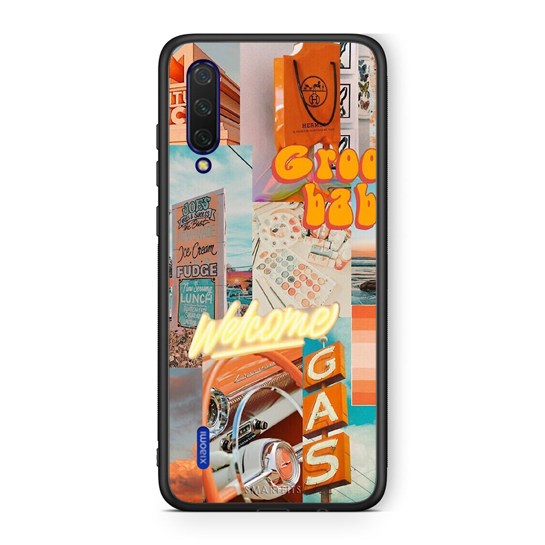 Xiaomi Mi 9 Lite Groovy Babe Θήκη Αγίου Βαλεντίνου από τη Smartfits με σχέδιο στο πίσω μέρος και μαύρο περίβλημα | Smartphone case with colorful back and black bezels by Smartfits