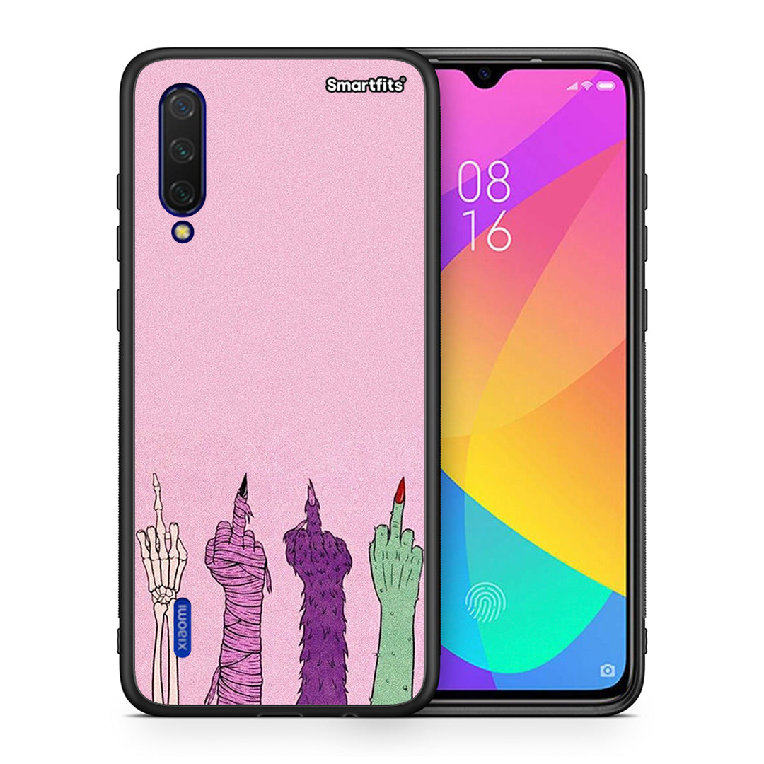 Θήκη Xiaomi Mi 9 Lite Halloween Be A Lady από τη Smartfits με σχέδιο στο πίσω μέρος και μαύρο περίβλημα | Xiaomi Mi 9 Lite Halloween Be A Lady case with colorful back and black bezels