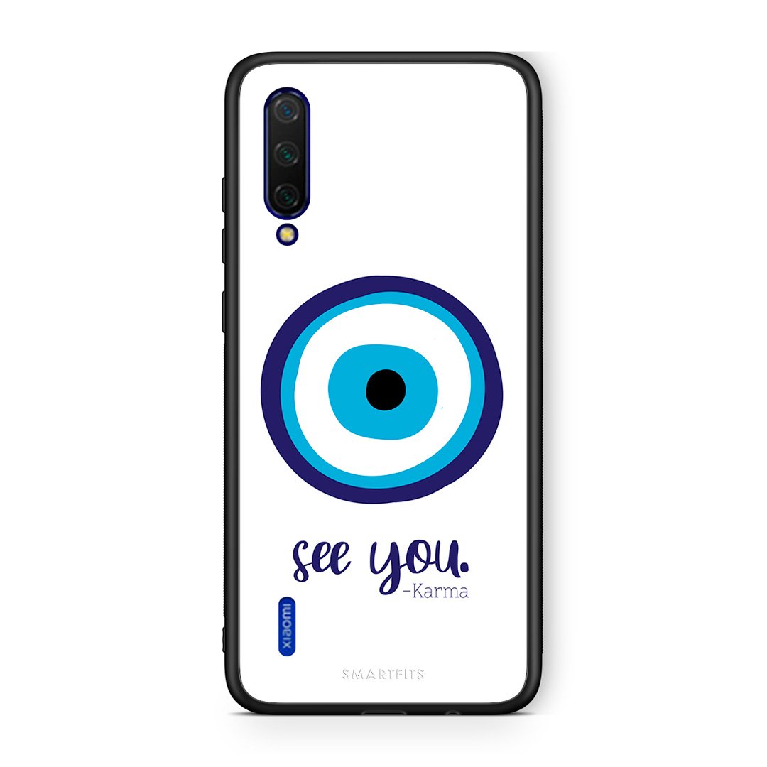 Xiaomi Mi 9 Lite Karma Says θήκη από τη Smartfits με σχέδιο στο πίσω μέρος και μαύρο περίβλημα | Smartphone case with colorful back and black bezels by Smartfits