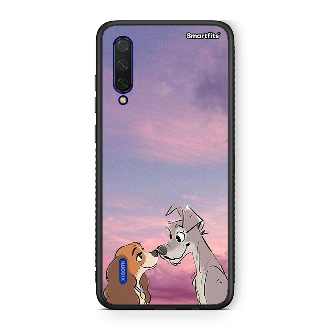 Xiaomi Mi 9 Lite Lady And Tramp θήκη από τη Smartfits με σχέδιο στο πίσω μέρος και μαύρο περίβλημα | Smartphone case with colorful back and black bezels by Smartfits