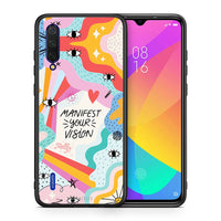 Thumbnail for Θήκη Xiaomi Mi 9 Lite Manifest Your Vision από τη Smartfits με σχέδιο στο πίσω μέρος και μαύρο περίβλημα | Xiaomi Mi 9 Lite Manifest Your Vision case with colorful back and black bezels