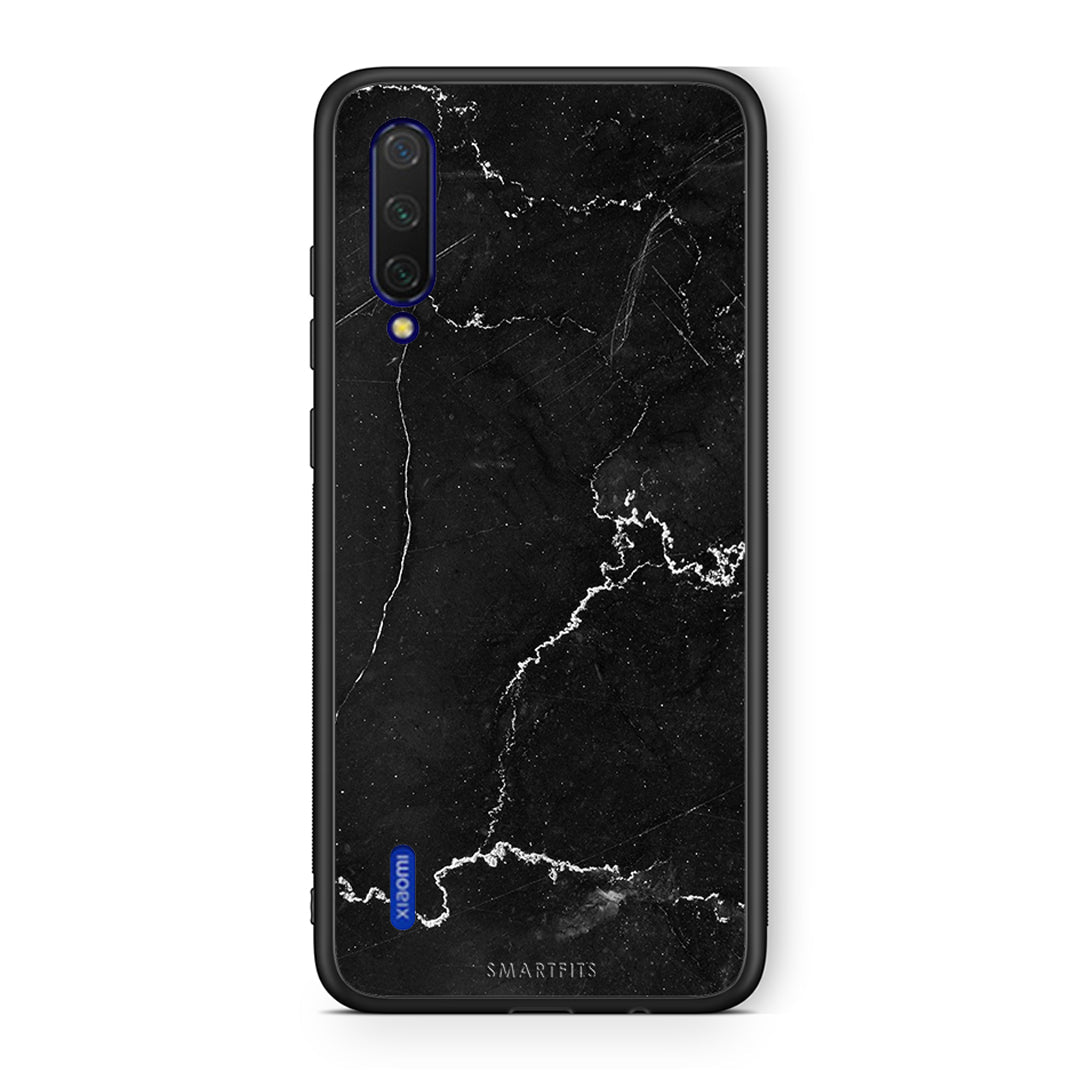 Xiaomi Mi 9 Lite Marble Black θήκη από τη Smartfits με σχέδιο στο πίσω μέρος και μαύρο περίβλημα | Smartphone case with colorful back and black bezels by Smartfits