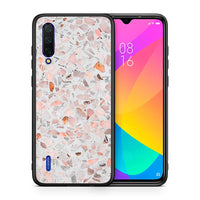 Thumbnail for Θήκη Xiaomi Mi 9 Lite Marble Terrazzo από τη Smartfits με σχέδιο στο πίσω μέρος και μαύρο περίβλημα | Xiaomi Mi 9 Lite Marble Terrazzo case with colorful back and black bezels