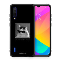 Thumbnail for Θήκη Xiaomi Mi 9 Lite Meme Cat από τη Smartfits με σχέδιο στο πίσω μέρος και μαύρο περίβλημα | Xiaomi Mi 9 Lite Meme Cat case with colorful back and black bezels