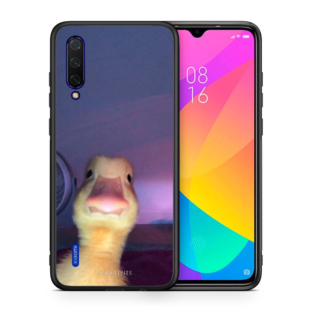Θήκη Xiaomi Mi 9 Lite Meme Duck από τη Smartfits με σχέδιο στο πίσω μέρος και μαύρο περίβλημα | Xiaomi Mi 9 Lite Meme Duck case with colorful back and black bezels
