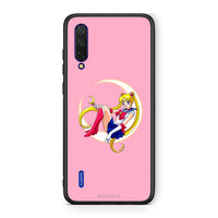 Thumbnail for Xiaomi Mi 9 Lite Moon Girl θήκη από τη Smartfits με σχέδιο στο πίσω μέρος και μαύρο περίβλημα | Smartphone case with colorful back and black bezels by Smartfits