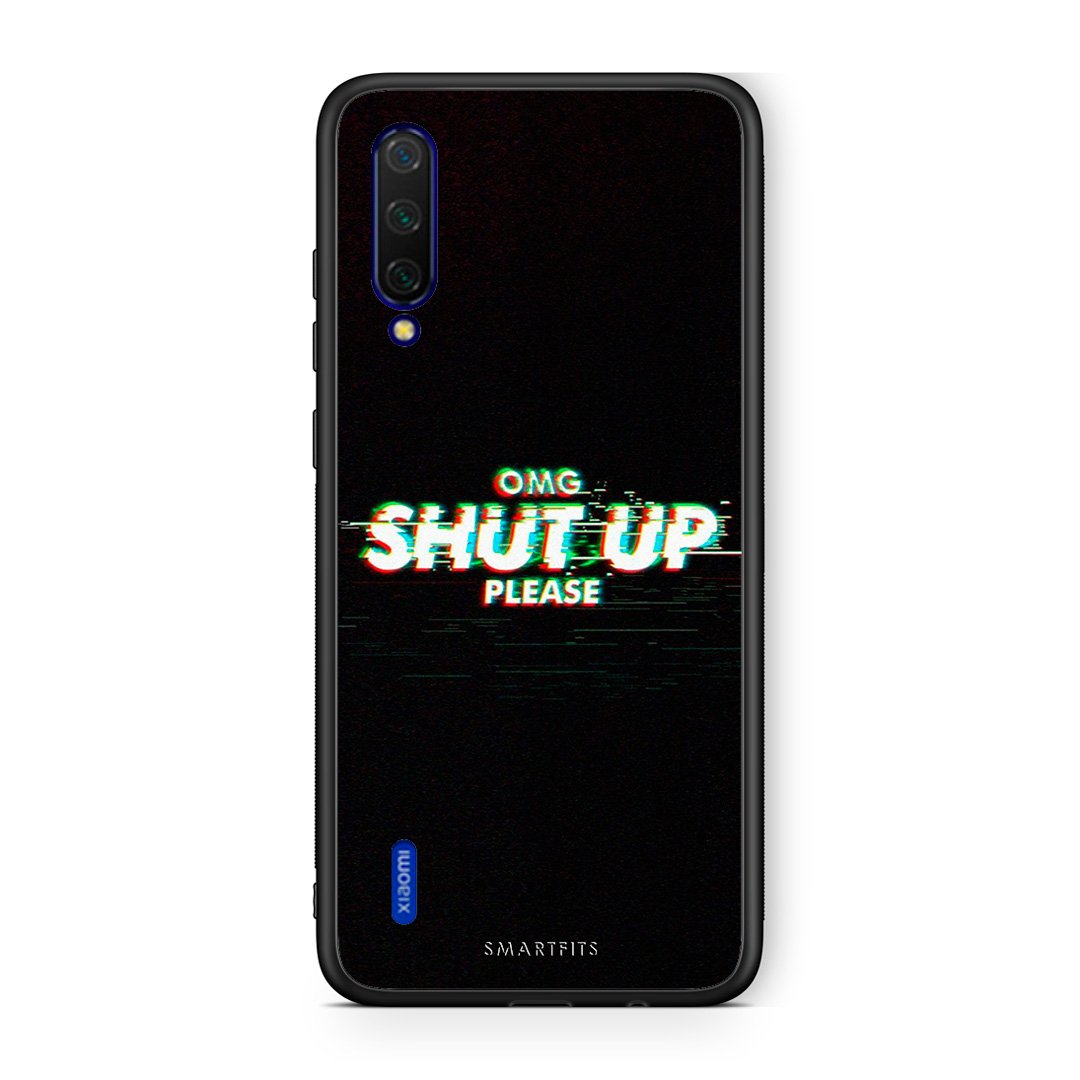 Xiaomi Mi 9 Lite OMG ShutUp θήκη από τη Smartfits με σχέδιο στο πίσω μέρος και μαύρο περίβλημα | Smartphone case with colorful back and black bezels by Smartfits