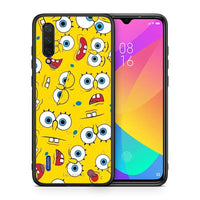 Thumbnail for Θήκη Xiaomi Mi 9 Lite Sponge PopArt από τη Smartfits με σχέδιο στο πίσω μέρος και μαύρο περίβλημα | Xiaomi Mi 9 Lite Sponge PopArt case with colorful back and black bezels
