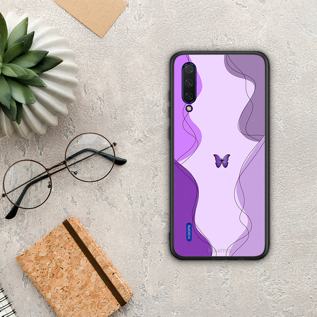 Purple Mariposa - Xiaomi Mi 9 Lite case