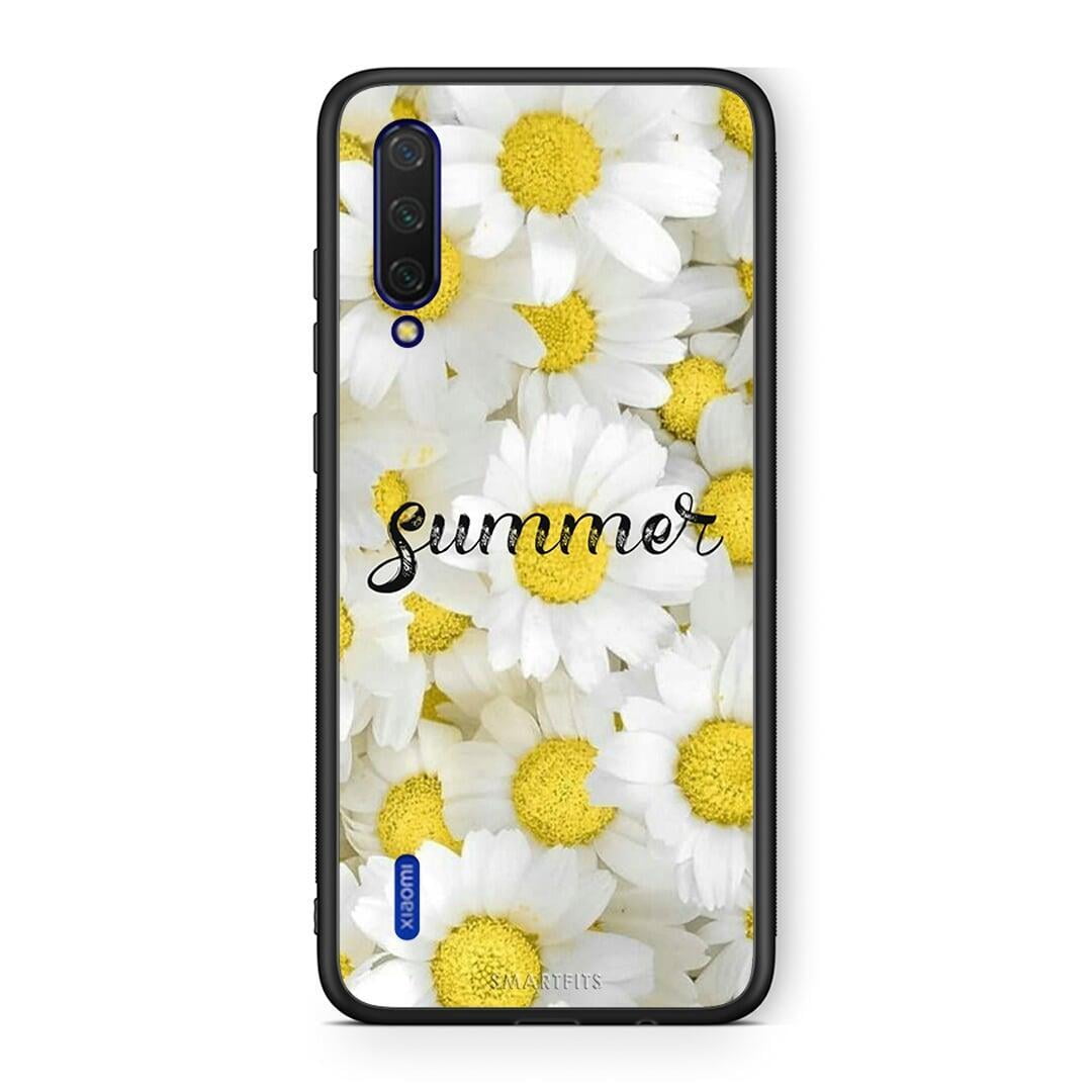 Xiaomi Mi 9 Lite Summer Daisies Θήκη από τη Smartfits με σχέδιο στο πίσω μέρος και μαύρο περίβλημα | Smartphone case with colorful back and black bezels by Smartfits