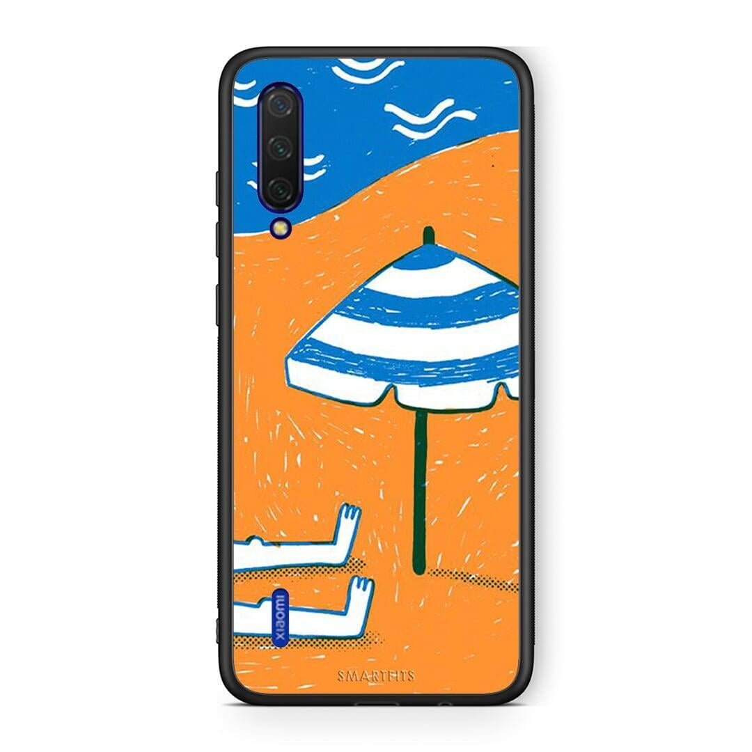 Xiaomi Mi 9 Lite Summering Θήκη από τη Smartfits με σχέδιο στο πίσω μέρος και μαύρο περίβλημα | Smartphone case with colorful back and black bezels by Smartfits