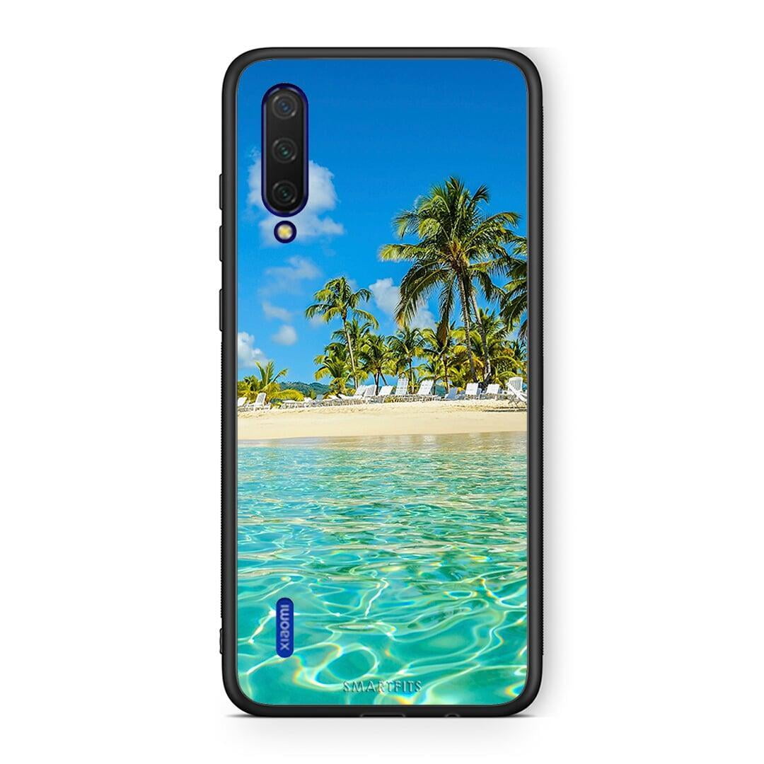 Xiaomi Mi 9 Lite Tropical Vibes Θήκη από τη Smartfits με σχέδιο στο πίσω μέρος και μαύρο περίβλημα | Smartphone case with colorful back and black bezels by Smartfits