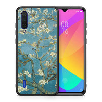 Thumbnail for Θήκη Xiaomi Mi 9 Lite White Blossoms από τη Smartfits με σχέδιο στο πίσω μέρος και μαύρο περίβλημα | Xiaomi Mi 9 Lite White Blossoms case with colorful back and black bezels