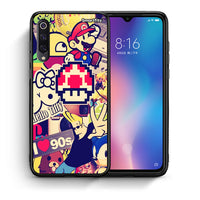 Thumbnail for Θήκη Xiaomi Mi 9 Love The 90s από τη Smartfits με σχέδιο στο πίσω μέρος και μαύρο περίβλημα | Xiaomi Mi 9 Love The 90s case with colorful back and black bezels