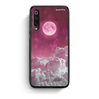 Thumbnail for Xiaomi Mi 9 Pink Moon Θήκη από τη Smartfits με σχέδιο στο πίσω μέρος και μαύρο περίβλημα | Smartphone case with colorful back and black bezels by Smartfits
