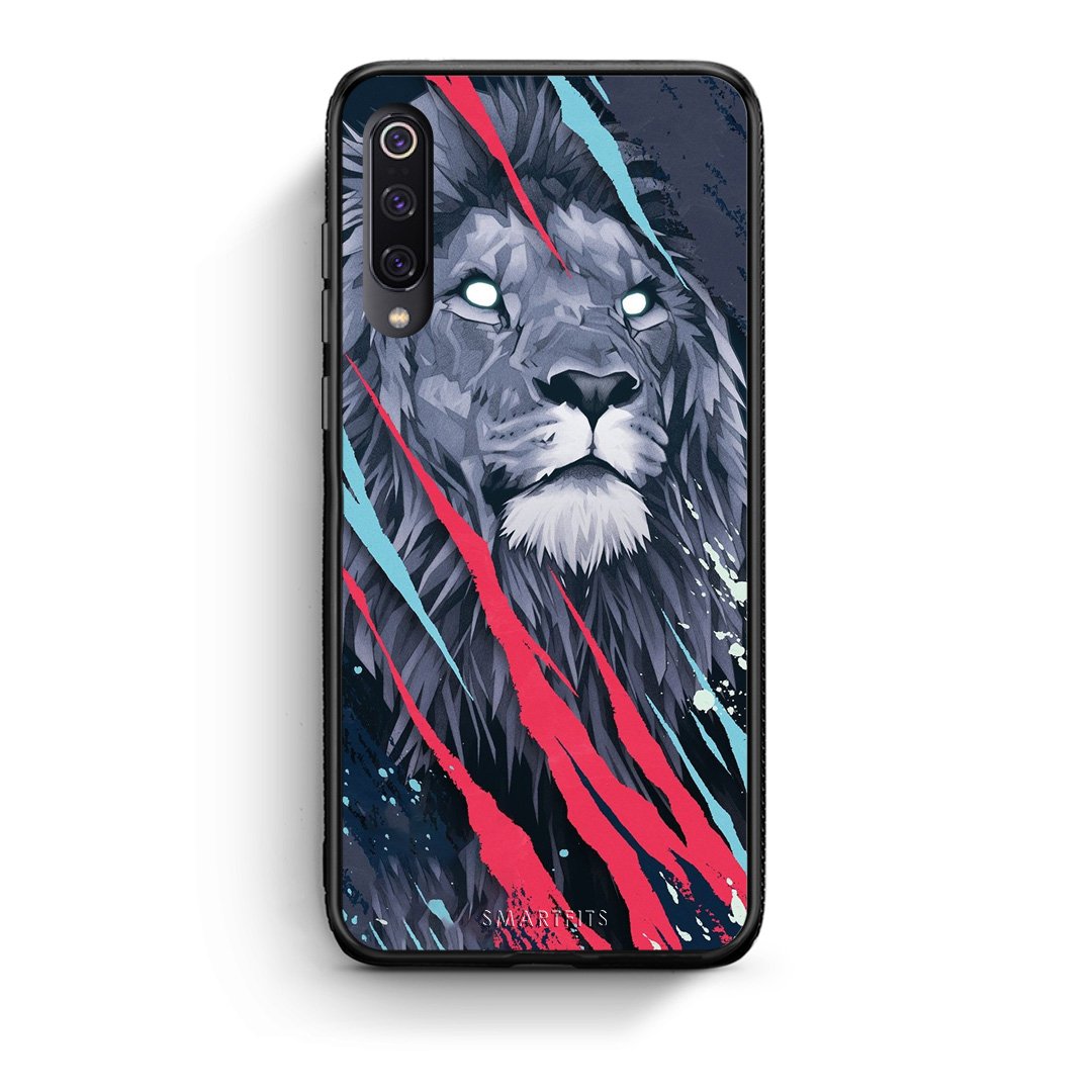 4 - Xiaomi Mi 9 Lion Designer PopArt case, cover, bumper