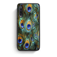 Thumbnail for Xiaomi Mi 9 Real Peacock Feathers θήκη από τη Smartfits με σχέδιο στο πίσω μέρος και μαύρο περίβλημα | Smartphone case with colorful back and black bezels by Smartfits