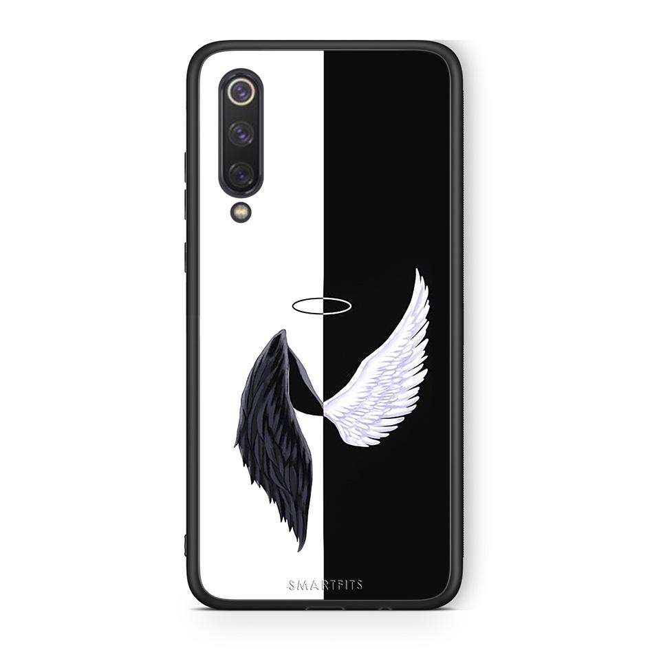 Xiaomi Mi 9 SE Angels Demons θήκη από τη Smartfits με σχέδιο στο πίσω μέρος και μαύρο περίβλημα | Smartphone case with colorful back and black bezels by Smartfits