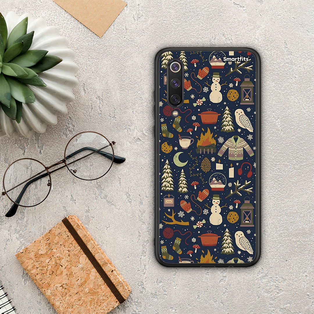 Christmas Elements - Xiaomi Mi 9 Se Case