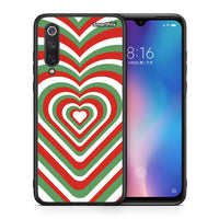 Thumbnail for Θήκη Xiaomi Mi 9 SE Christmas Hearts από τη Smartfits με σχέδιο στο πίσω μέρος και μαύρο περίβλημα | Xiaomi Mi 9 SE Christmas Hearts case with colorful back and black bezels