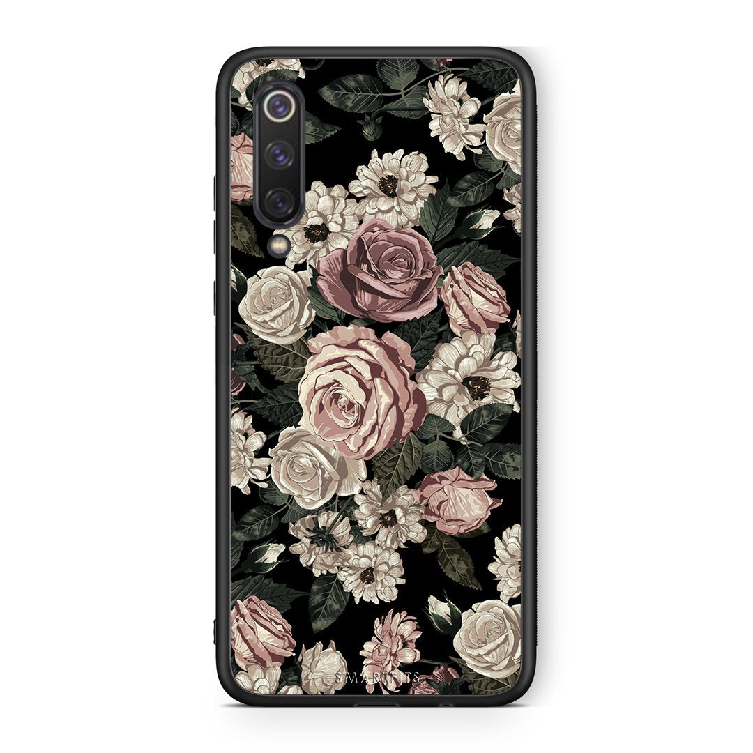 4 - Xiaomi Mi 9 SE Wild Roses Flower case, cover, bumper