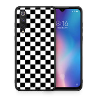 Thumbnail for Θήκη Xiaomi Mi 9 SE Squares Geometric από τη Smartfits με σχέδιο στο πίσω μέρος και μαύρο περίβλημα | Xiaomi Mi 9 SE Squares Geometric case with colorful back and black bezels