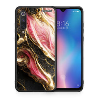 Thumbnail for Θήκη Xiaomi Mi 9 SE Glamorous Pink Marble από τη Smartfits με σχέδιο στο πίσω μέρος και μαύρο περίβλημα | Xiaomi Mi 9 SE Glamorous Pink Marble case with colorful back and black bezels