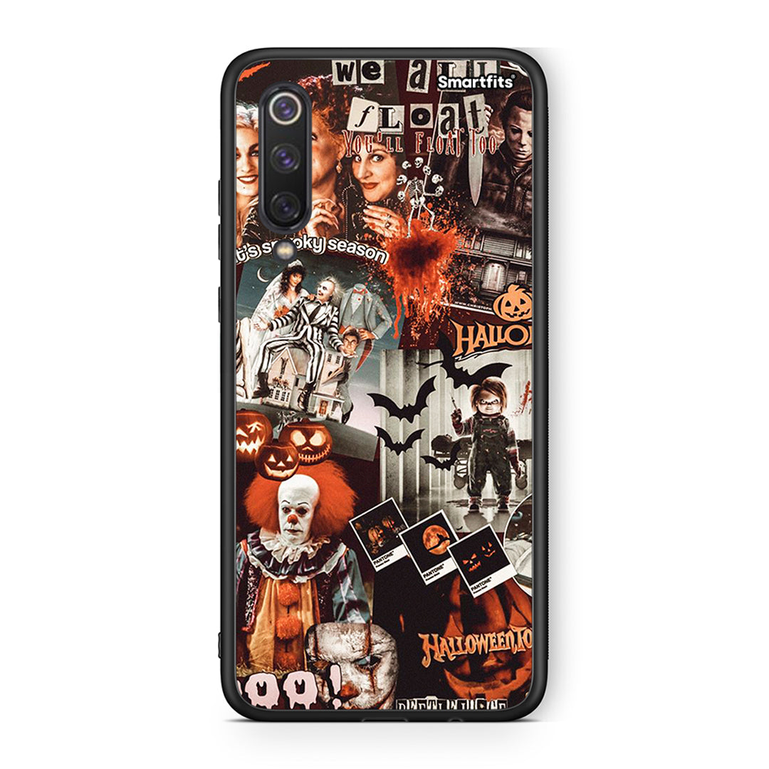 Xiaomi Mi 9 SE Halloween Spooky Season Θήκη από τη Smartfits με σχέδιο στο πίσω μέρος και μαύρο περίβλημα | Smartphone case with colorful back and black bezels by Smartfits