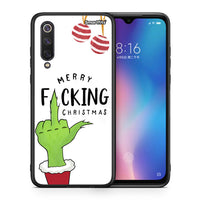 Thumbnail for Θήκη Xiaomi Mi 9 SE Merry F Xmas από τη Smartfits με σχέδιο στο πίσω μέρος και μαύρο περίβλημα | Xiaomi Mi 9 SE Merry F Xmas case with colorful back and black bezels