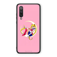 Thumbnail for Xiaomi Mi 9 SE Moon Girl θήκη από τη Smartfits με σχέδιο στο πίσω μέρος και μαύρο περίβλημα | Smartphone case with colorful back and black bezels by Smartfits