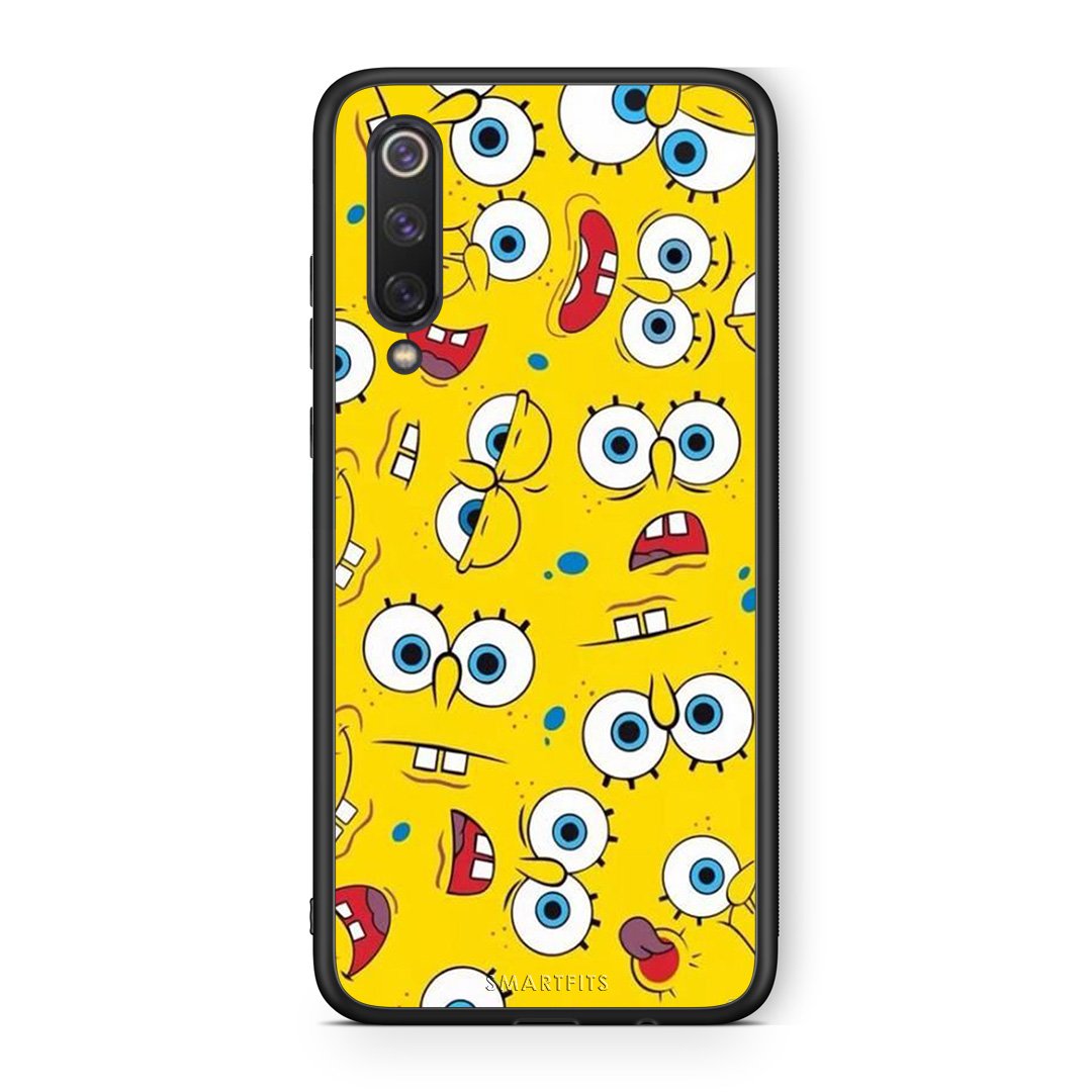 4 - Xiaomi Mi 9 SE Sponge PopArt case, cover, bumper