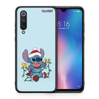 Thumbnail for Θήκη Xiaomi Mi 9 SE Santa Stich από τη Smartfits με σχέδιο στο πίσω μέρος και μαύρο περίβλημα | Xiaomi Mi 9 SE Santa Stich case with colorful back and black bezels