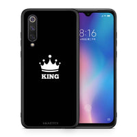 Thumbnail for Θήκη Xiaomi Mi 9 SE King Valentine από τη Smartfits με σχέδιο στο πίσω μέρος και μαύρο περίβλημα | Xiaomi Mi 9 SE King Valentine case with colorful back and black bezels