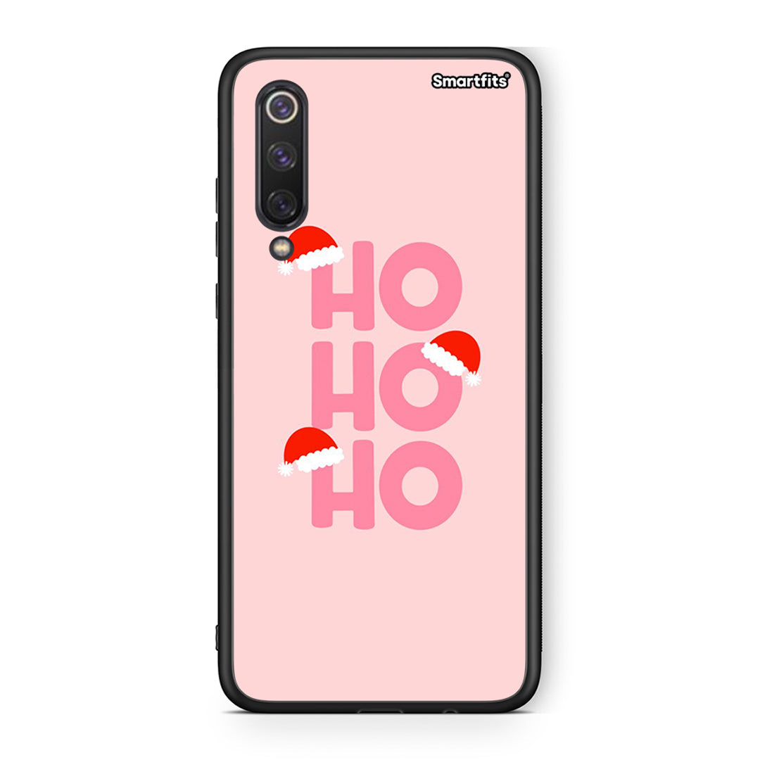 Xiaomi Mi 9 SE Xmas Ho Ho Ho θήκη από τη Smartfits με σχέδιο στο πίσω μέρος και μαύρο περίβλημα | Smartphone case with colorful back and black bezels by Smartfits