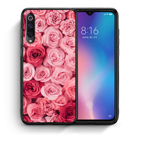 Thumbnail for Θήκη Xiaomi Mi 9 RoseGarden Valentine από τη Smartfits με σχέδιο στο πίσω μέρος και μαύρο περίβλημα | Xiaomi Mi 9 RoseGarden Valentine case with colorful back and black bezels