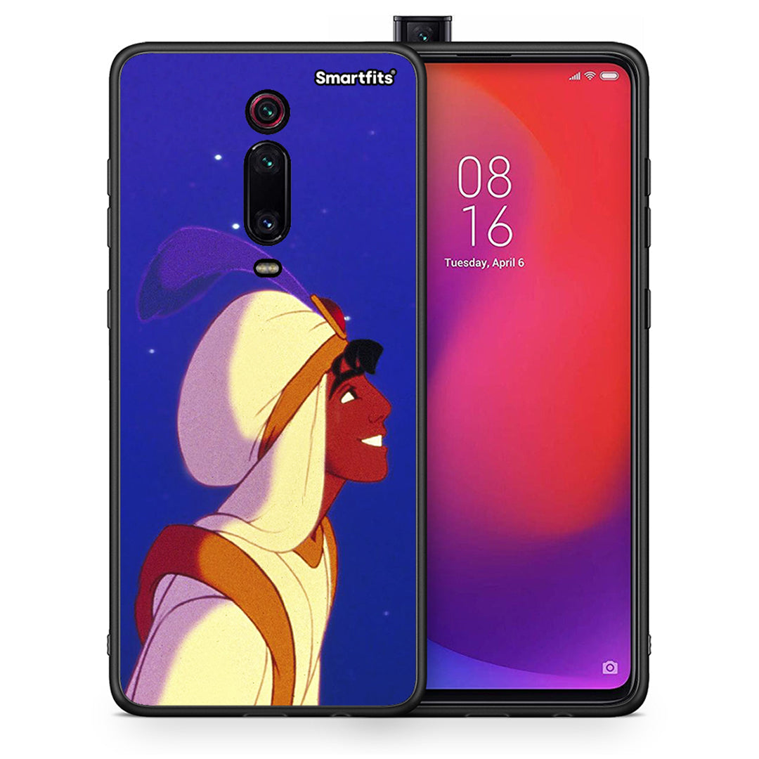 Θήκη Xiaomi Redmi K20/K20 Pro Alladin And Jasmine Love 1 από τη Smartfits με σχέδιο στο πίσω μέρος και μαύρο περίβλημα | Xiaomi Redmi K20/K20 Pro Alladin And Jasmine Love 1 case with colorful back and black bezels