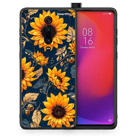 Thumbnail for Θήκη Xiaomi Mi 9T Autumn Sunflowers από τη Smartfits με σχέδιο στο πίσω μέρος και μαύρο περίβλημα | Xiaomi Mi 9T Autumn Sunflowers case with colorful back and black bezels