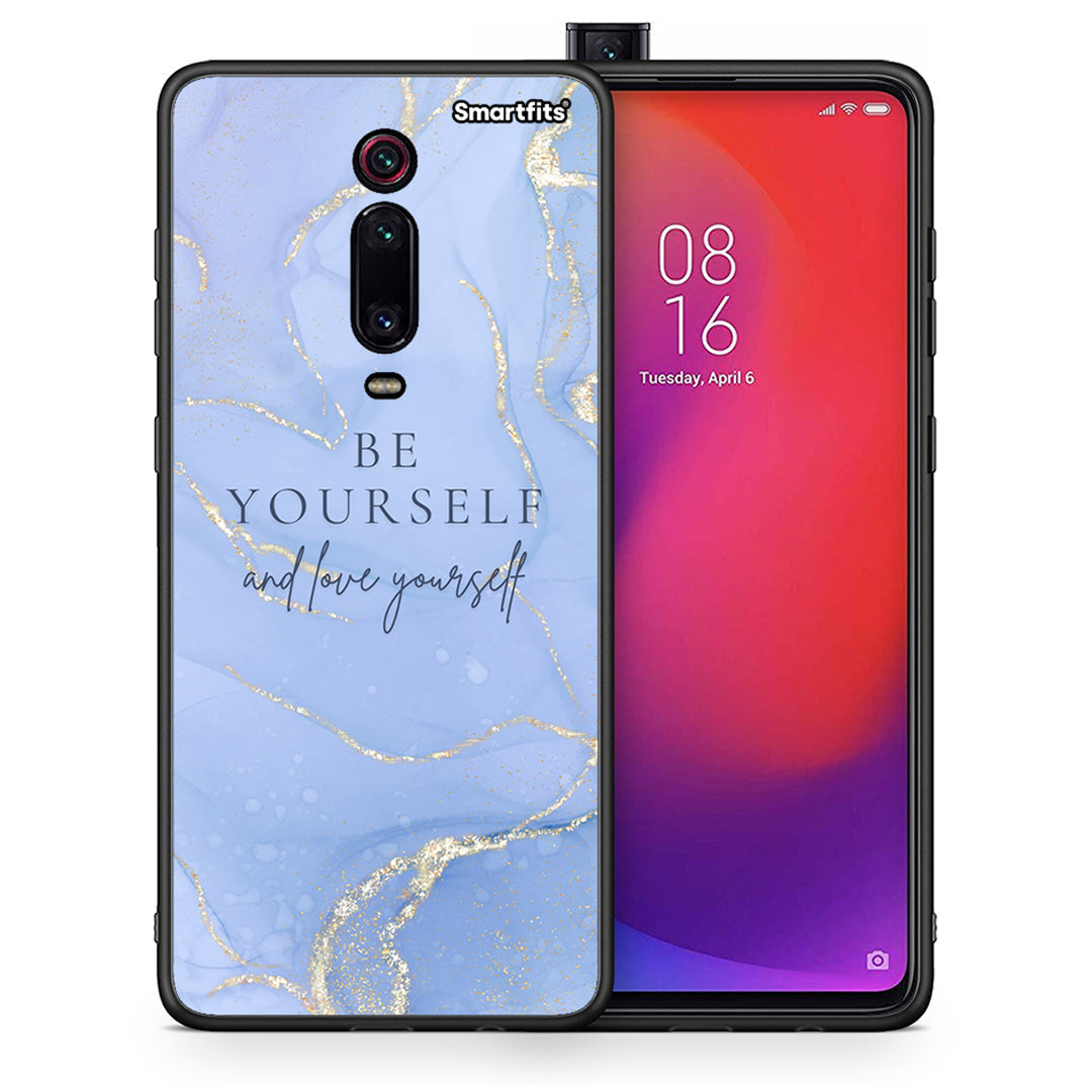 Θήκη Xiaomi Redmi K20/K20 Pro Be Yourself από τη Smartfits με σχέδιο στο πίσω μέρος και μαύρο περίβλημα | Xiaomi Redmi K20/K20 Pro Be Yourself case with colorful back and black bezels