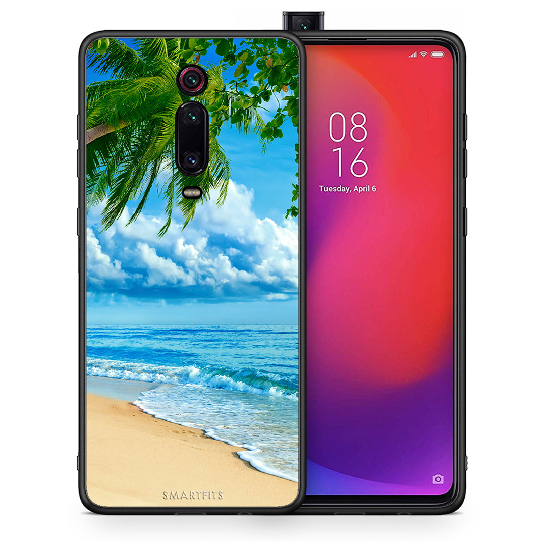 Θήκη Xiaomi Mi 9T Beautiful Beach από τη Smartfits με σχέδιο στο πίσω μέρος και μαύρο περίβλημα | Xiaomi Mi 9T Beautiful Beach case with colorful back and black bezels